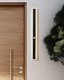 Beliani Led-Ulkoseinavalaisin Teras Musta 80 Cm Savane Cheap