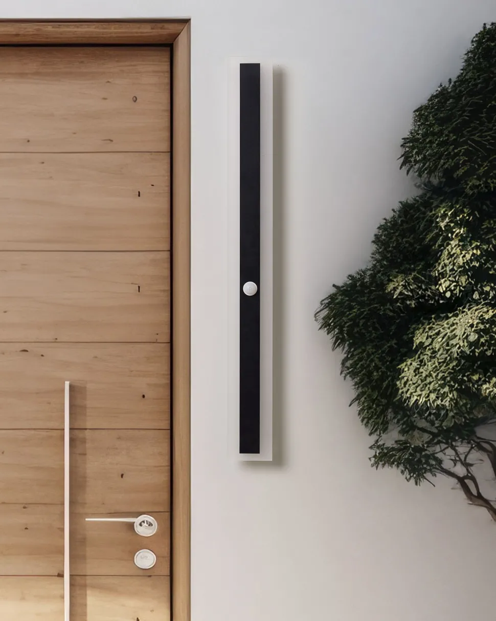 Beliani Led-Ulkoseinavalaisin Teras Musta 80 Cm Savane Cheap