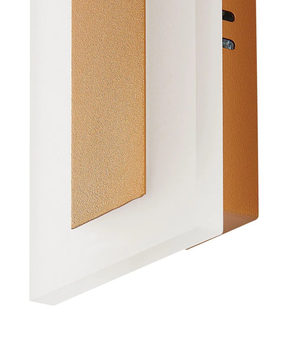 Beliani Led-Ulkoseinavalaisin Teras Kulta 80 Cm Rosalie Cheap