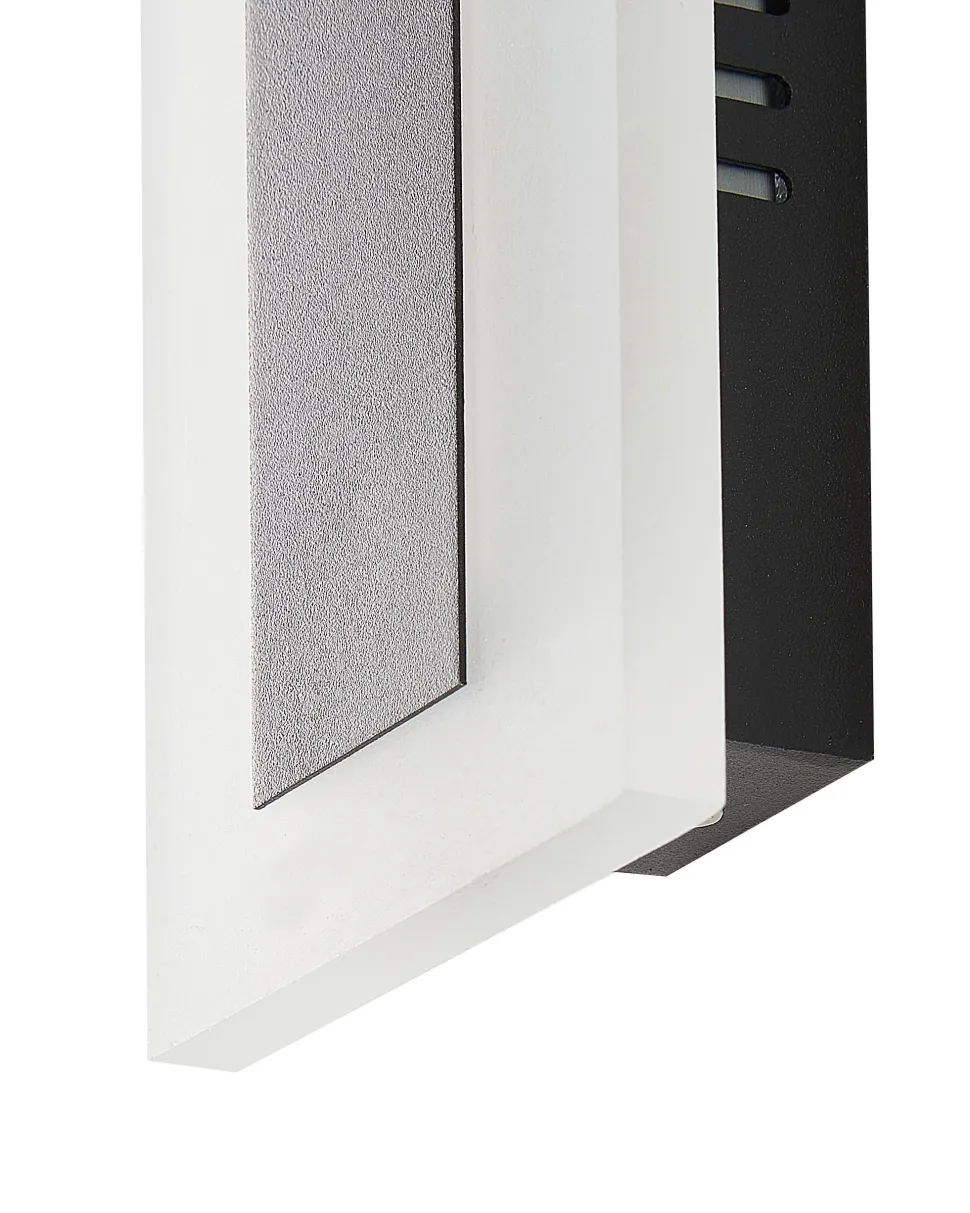 Beliani Led-Ulkoseinavalaisin Teras Musta 30 Cm Savane Flash Sale