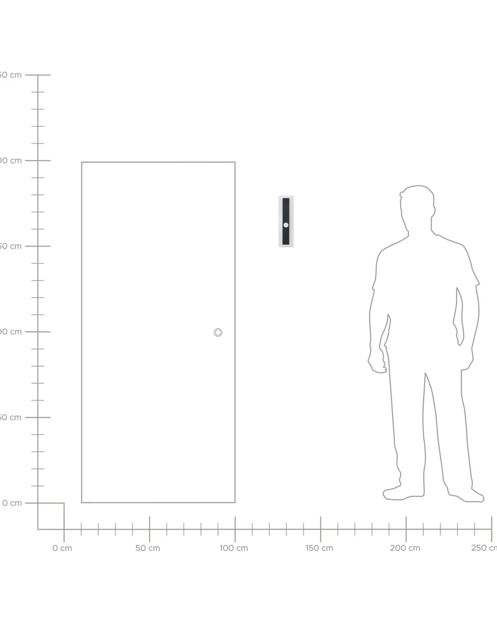 Beliani Led-Ulkoseinavalaisin Teras Musta 30 Cm Savane Flash Sale