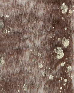 Beliani Lehman Tekotalja Taplat Ruskea/Kulta 150 X 200 Cm Bogong Flash Sale