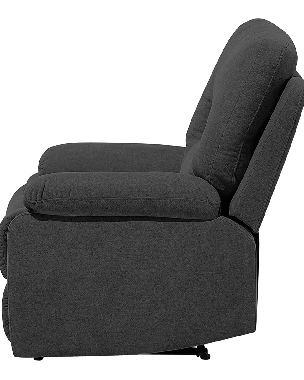 Beliani Lepotuoli Kankainen Tummanharmaa Bergen Clearance