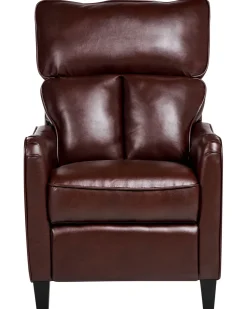 Beliani Lepotuoli Keinonahkainen Ruskea Royston Cheap