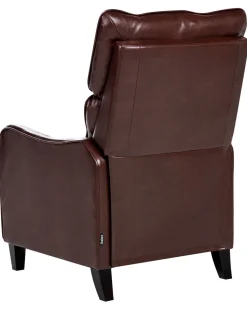 Beliani Lepotuoli Keinonahkainen Ruskea Royston Cheap