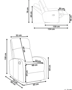Beliani Lepotuoli Keinonahkainen Led-Valoilla Ja Usb-Portilla Musta Virrat Flash Sale