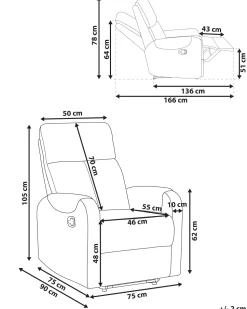 Beliani Lepotuoli Led-Valoilla Ja Usb-Portilla Beige Somero Outlet