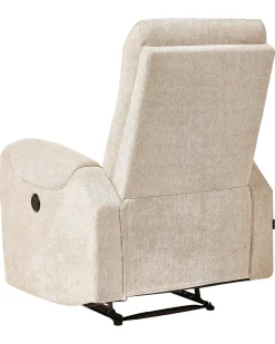 Beliani Lepotuoli Led-Valoilla Ja Usb-Portilla Beige Somero Outlet