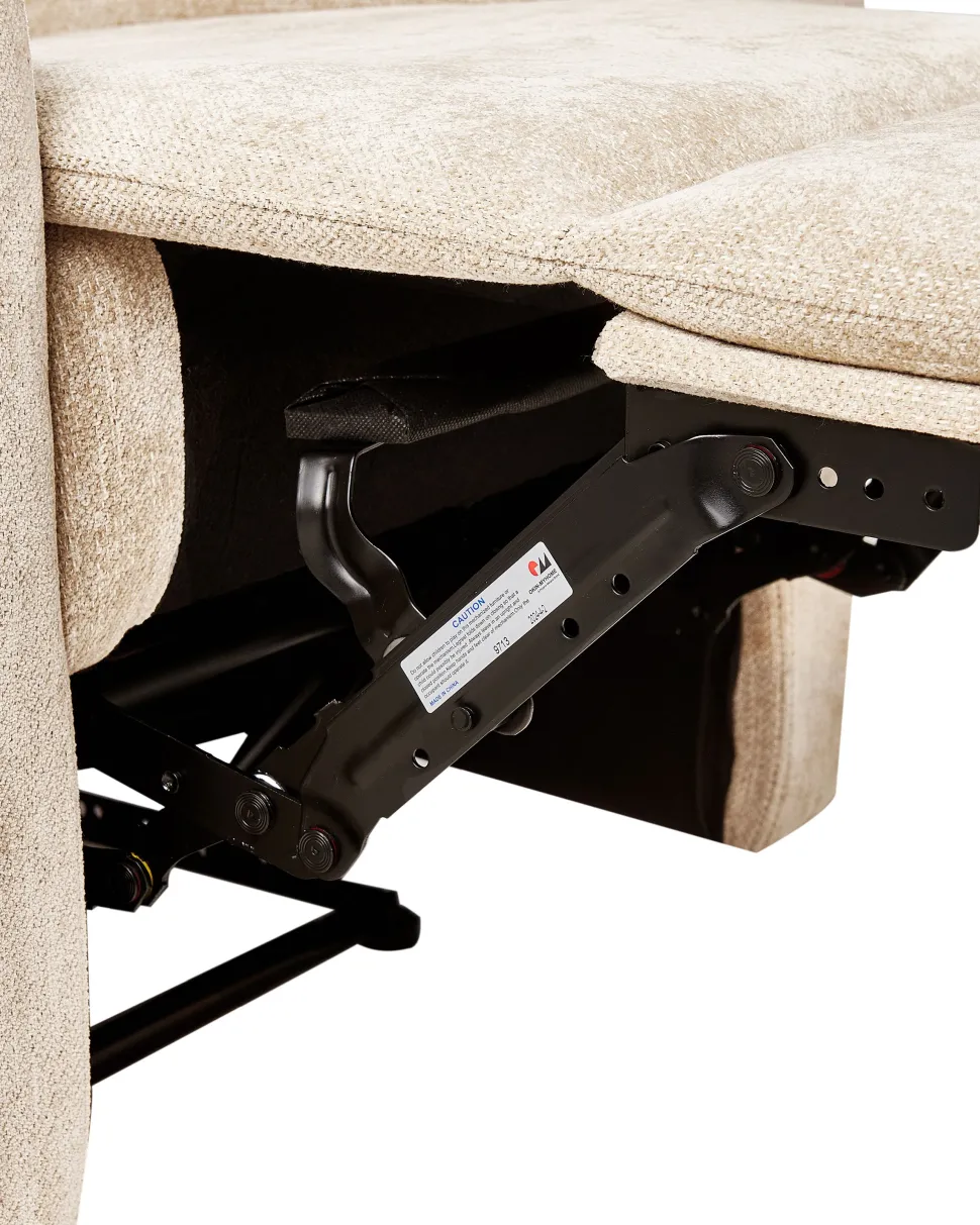 Beliani Lepotuoli Led-Valoilla Ja Usb-Portilla Beige Somero Outlet