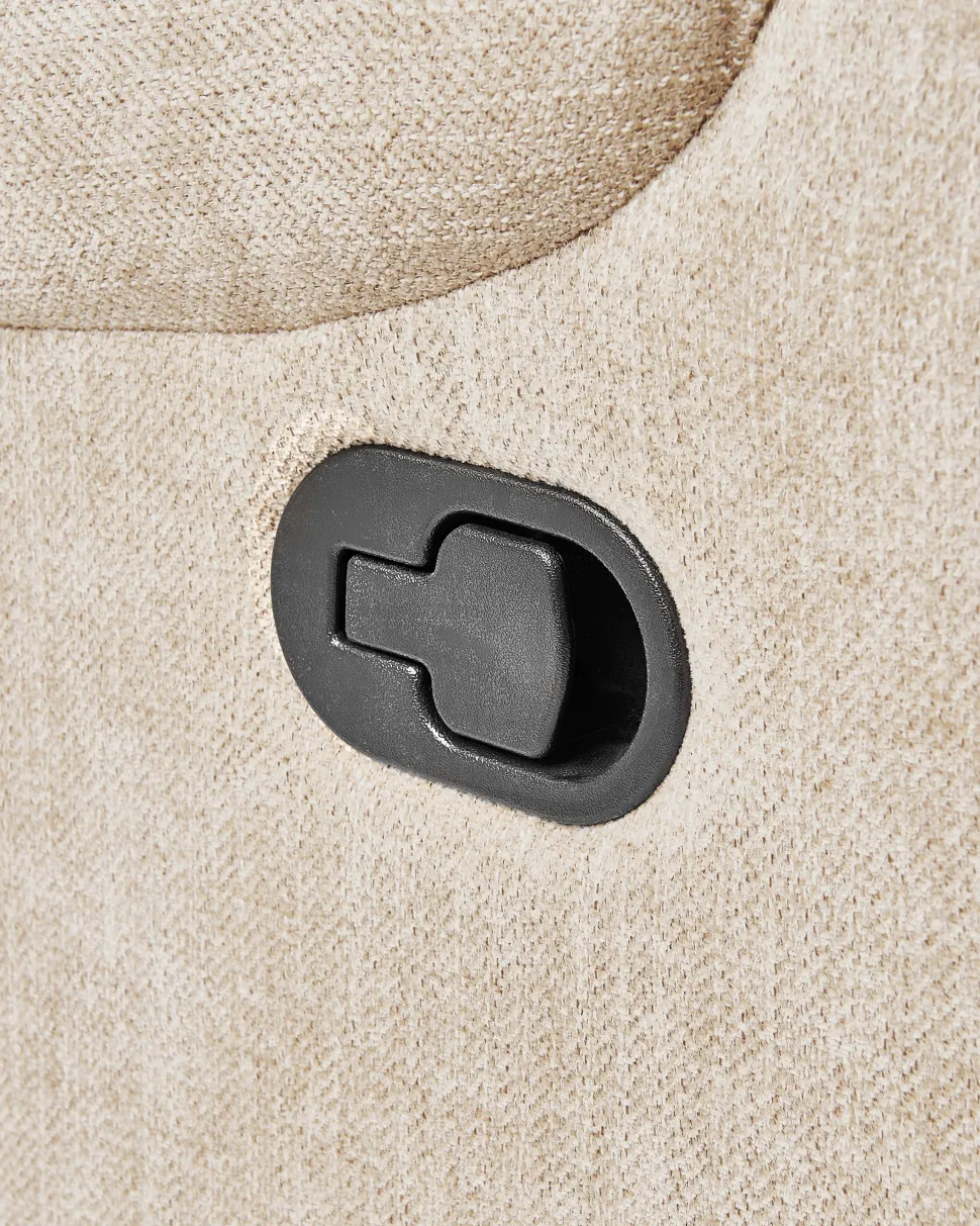 Beliani Lepotuoli Led-Valoilla Ja Usb-Portilla Beige Somero Outlet