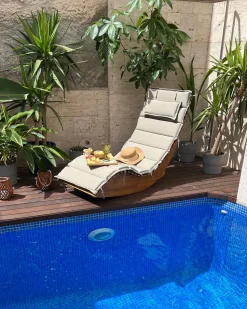 Beliani Lepotuoli Ruskeanharmaalla Pehmusteella Brescia Cheap