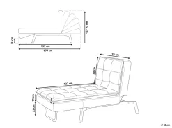Beliani Lepotuoli Sametti Vaaleanharmaa Loiret Best Sale
