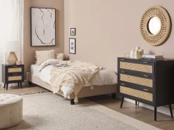 Beliani Lipasto 3 Laatikkoa Musta Opoco Sale