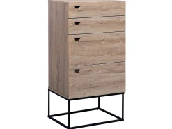 Beliani Lipasto 4 Laatikkoa Vaalea Puu Acra Best Sale