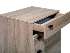 Beliani Lipasto 4 Laatikkoa Vaalea Puu Acra Best Sale