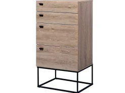 Beliani Lipasto 4 Laatikkoa Vaalea Puu Acra Best Sale