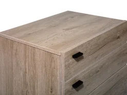 Beliani Lipasto 4 Laatikkoa Vaalea Puu Acra Best Sale