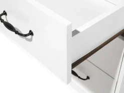 Beliani Lipasto 3 Laatikkoa Valkoinen Everett New