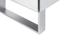 Beliani Lipasto Peililasi 4 Laatikkoa Hopea Nesle Fashion