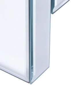 Beliani Lipasto Peililasi 3 Laatikkoa Hopea Lorris Best Sale