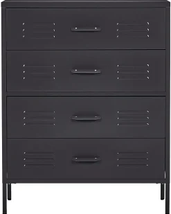 Beliani Lipasto Teras 4 Laatikkoa Musta Enago Best