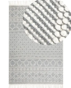 Beliani Matto Beige/Harmaa 160 X 230 Cm Solhan Shop