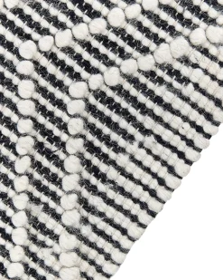 Beliani Matto Harmaa/Luonnonvalkoinen 160 X 230 Cm Toprakkale Outlet