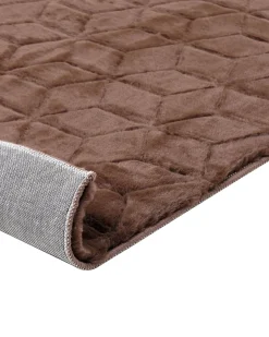 Beliani Matto Janiksen Tekoturkis Ruskea 160 X 230 Cm Thatta Discount