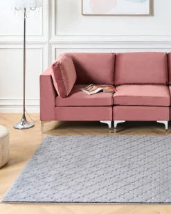 Beliani Matto Janiksen Tekoturkis Harmaa 160 X 230 Cm Gharo Fashion