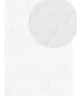 Beliani Matto Janiksen Tekoturkis Valkoinen 160 X 230 Cm Gharo Shop
