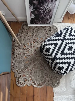 Beliani Matto Juutti Beige 120 Cm Bucak Best