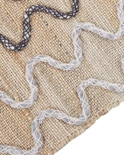 Beliani Matto Juutti Beige 160 X 230 Cm Sogut Discount