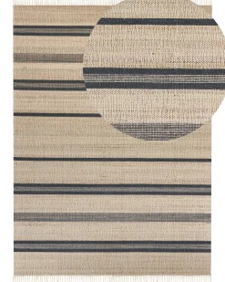 Beliani Matto Juutti Beige/Harmaa 160 X 230 Cm Talpur Flash Sale