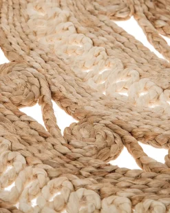 Beliani Matto Juutti Beige/Musta 140 Cm Goyne Best