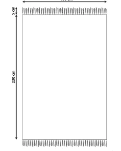 Beliani Matto Juutti Beige/Pastellipinkki 160 X 230 Cm Mirza New