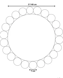 Beliani Matto Juutti Monivarinen 140 Cm Vostan Flash Sale