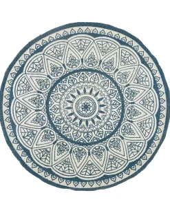 Beliani Matto Juutti Sininen 120 Cm Anadere Best Sale