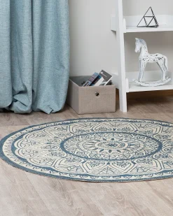 Beliani Matto Juutti Sininen 120 Cm Anadere Best Sale