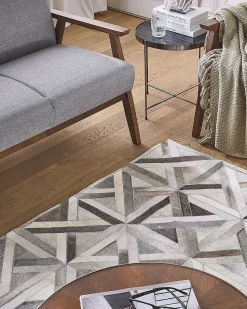 Beliani Matto Lehmannahka Beige/Ruskea 140 X 200 Cm Taytan Online