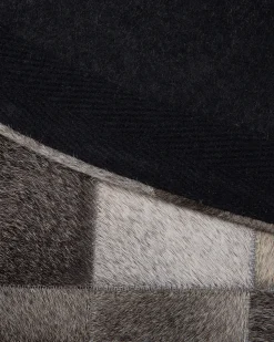 Beliani Matto Lehmannahka Harmaa 140 Cm Bergama Shop