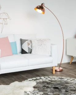 Beliani Matto Lehmannahka Harmaa 140 Cm Hilvan Online