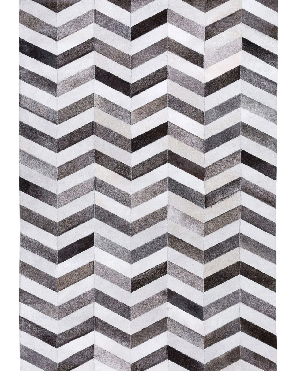 Beliani Matto Lehmannahka Harmaa 140 X 200 Cm Aksaz Outlet