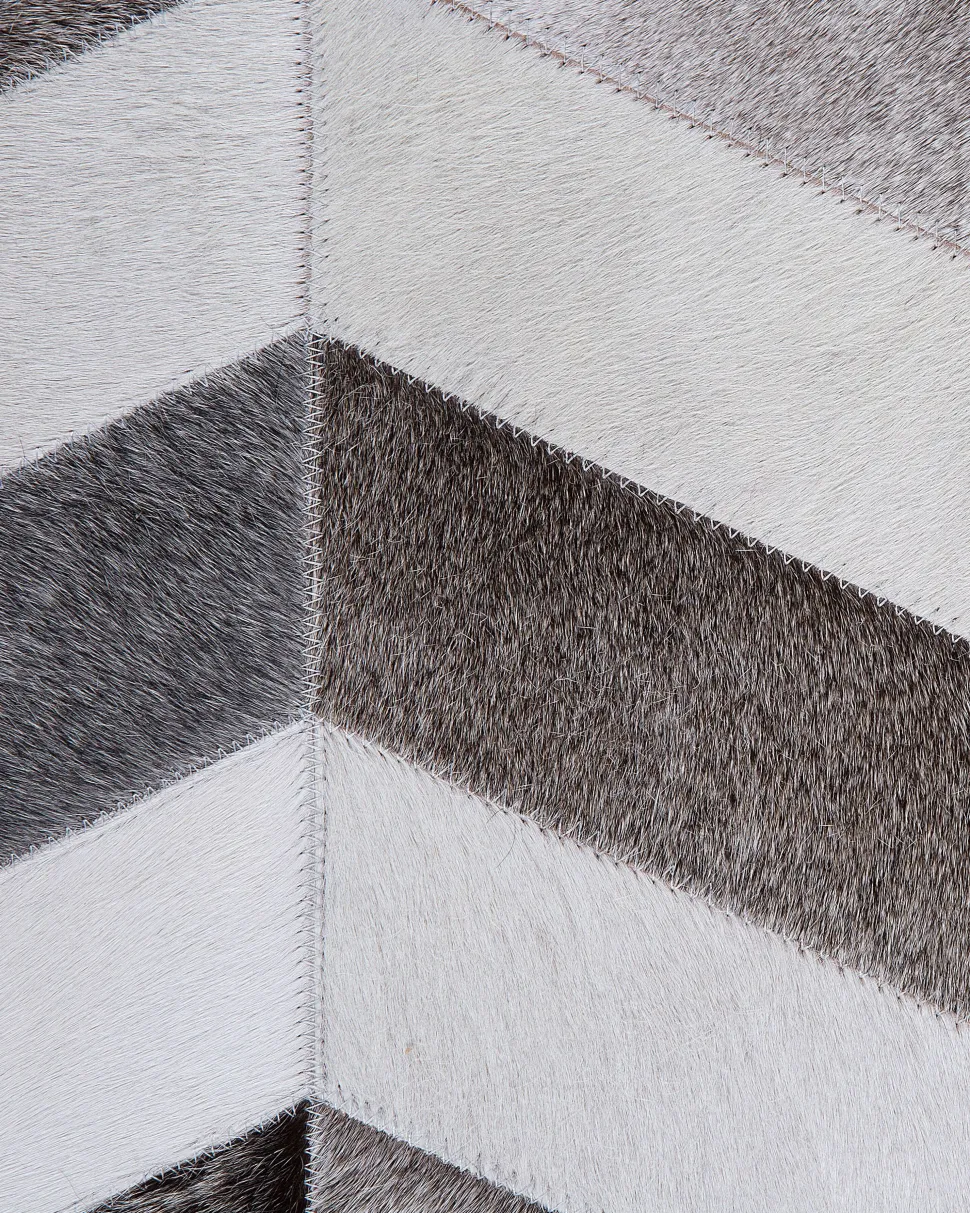 Beliani Matto Lehmannahka Harmaa 140 X 200 Cm Aksaz Outlet