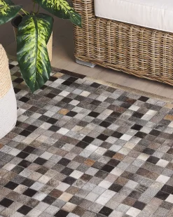 Beliani Matto Lehmannahka Monivarinen 160 X 230 Cm Armutlu Shop