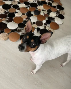 Beliani Matto Lehmannahka Ruskea 140 Cm Sorgun Best