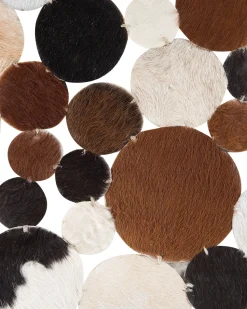 Beliani Matto Lehmannahka Ruskea 140 Cm Sorgun Best