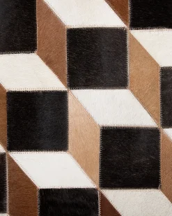 Beliani Matto Lehmannahka Ruskea 140 X 200 Cm Alpkoy Flash Sale