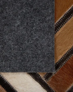 Beliani Matto Lehmannahka Ruskea 140 X 230 Cm Tekir Best Sale