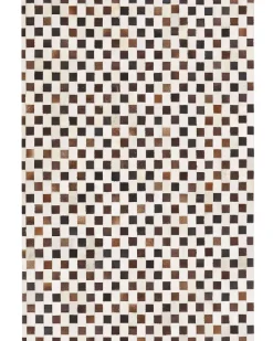 Beliani Matto Lehmannahka Ruskea/Beige 160 X 230 Cm Kayabey New