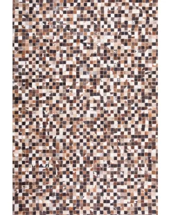 Beliani Matto Lehmannahka Ruskea/Beige 160 X 230 Cm Konya Clearance